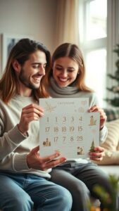 Calendrier de l’avent couple : idées et diy