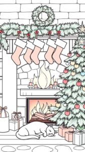 Coloriage noël à imprimer facilement
