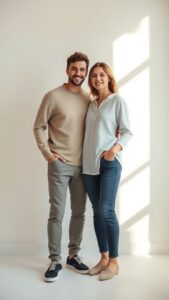 Vêtements de couple tendances 2025