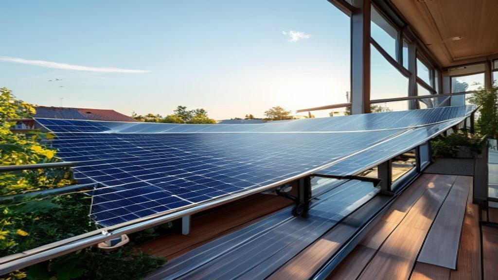Installer panneaux solaires balcon : guide complet Installer panneaux solaires balcon : guide complet