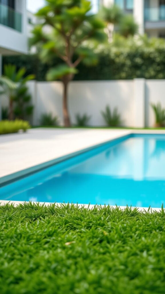 Gazon synthétique piscine : guide complet pour un aménagement réussi Gazon synthétique piscine : guide complet pour un aménagement réussi