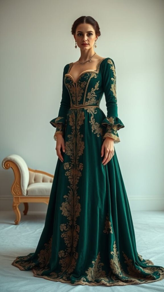 Robe de marquise : l'élégance historique et les secrets de son choix Robe de marquise : l’élégance historique et les secrets de son choix