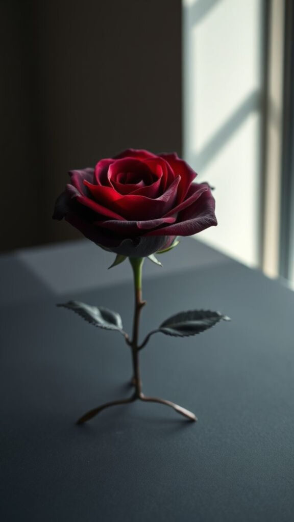 Rose noire naturelle : origine, culture et usages