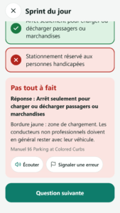 Code de la route Californie – Permit Sprint Permit Sprint : la correction expliquée d'une question